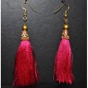 Silk thread tassel Earring with Hook