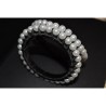 Silk threaded artificial pearl Bangle_02