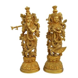 Anant Brass Radha Krishna Statue