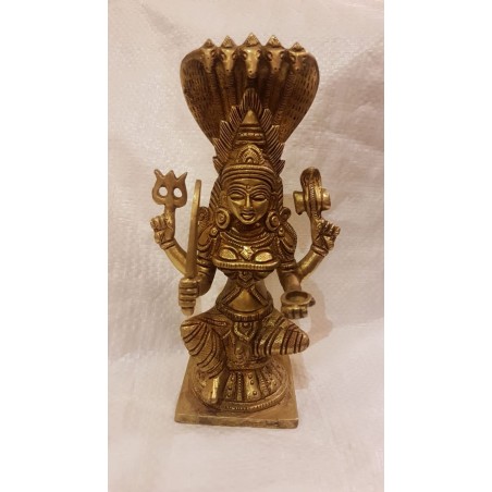 7 inches height Chowdeshwari Brass Statue