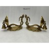 Wall Hanging Brass Parrot Deepa Pair