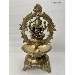 Fine finish Bronze Ganesha  Deepa