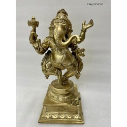 Natya Ganesha Bronze Statue