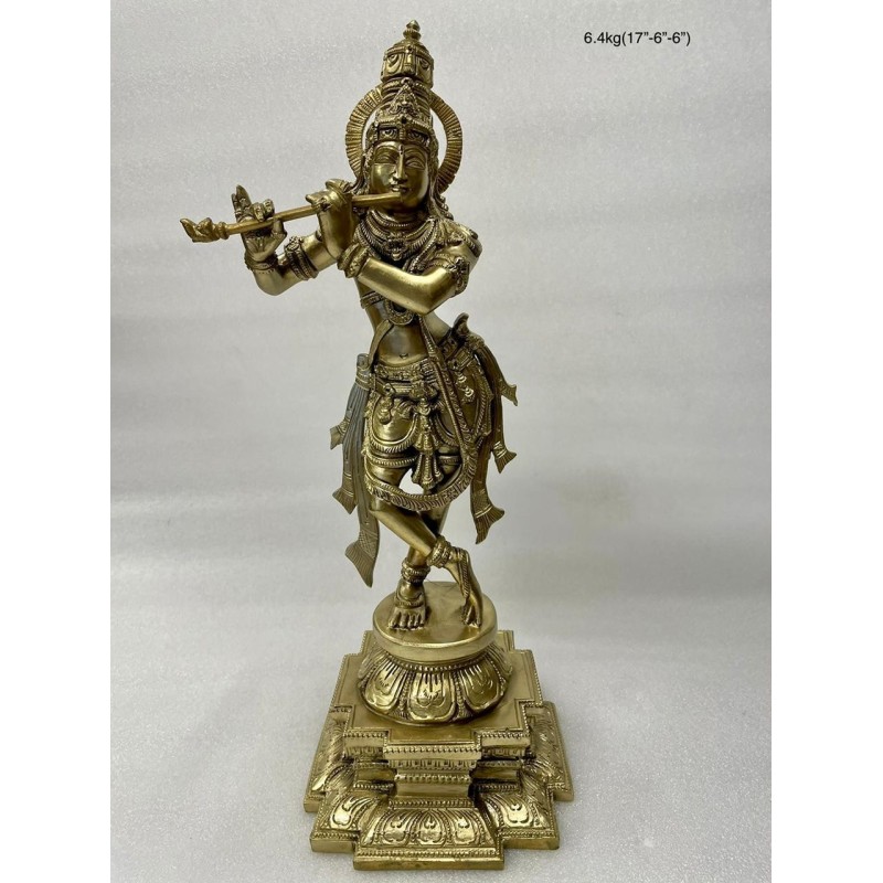 Murali Krishna Bronze Statue