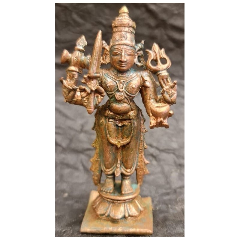 Annapurneshwari Copper Statue