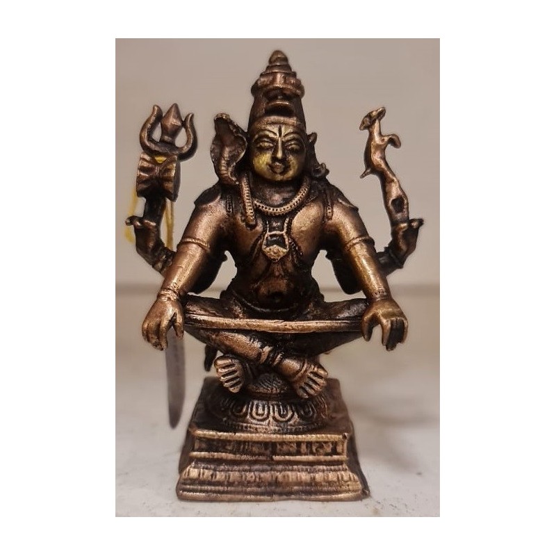 Lord Shiva Copper Statue