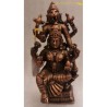 Narasimha with Lakshmi Copper Statue