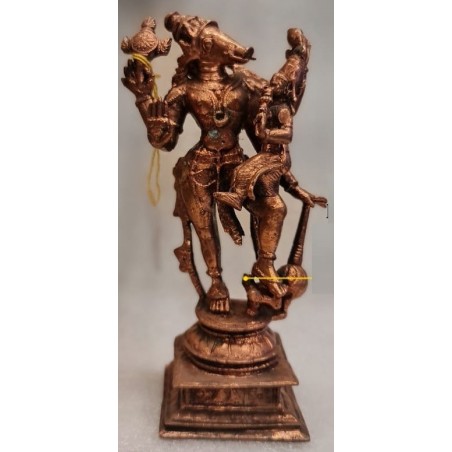 Varaha with Lakshmi Copper Statue