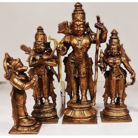 Sree Rama Darbar set Copper Statue