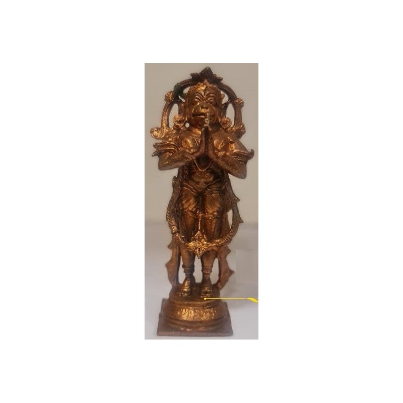 Anjani Suta Hanuman Copper Statue