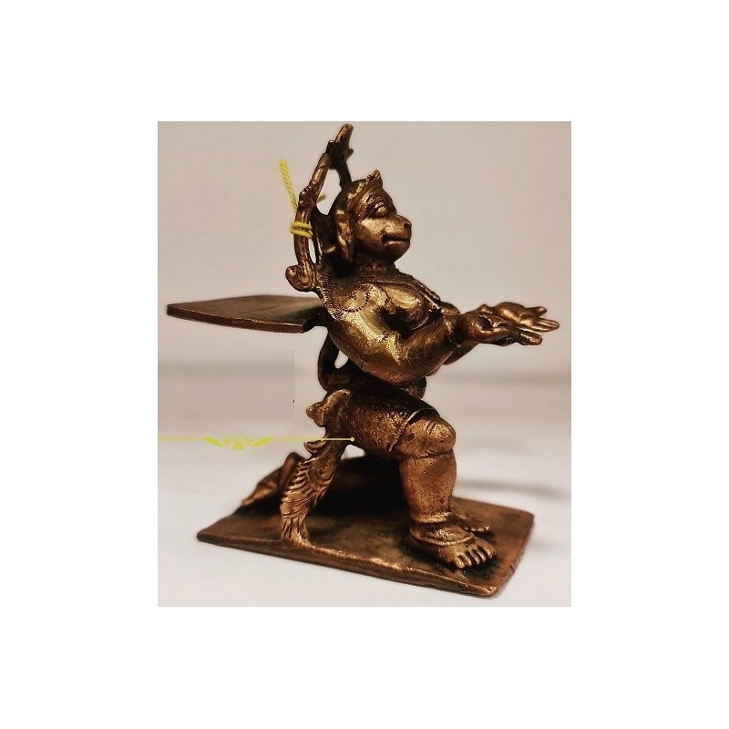 Rama Bhakta Hanuman Copper Statue