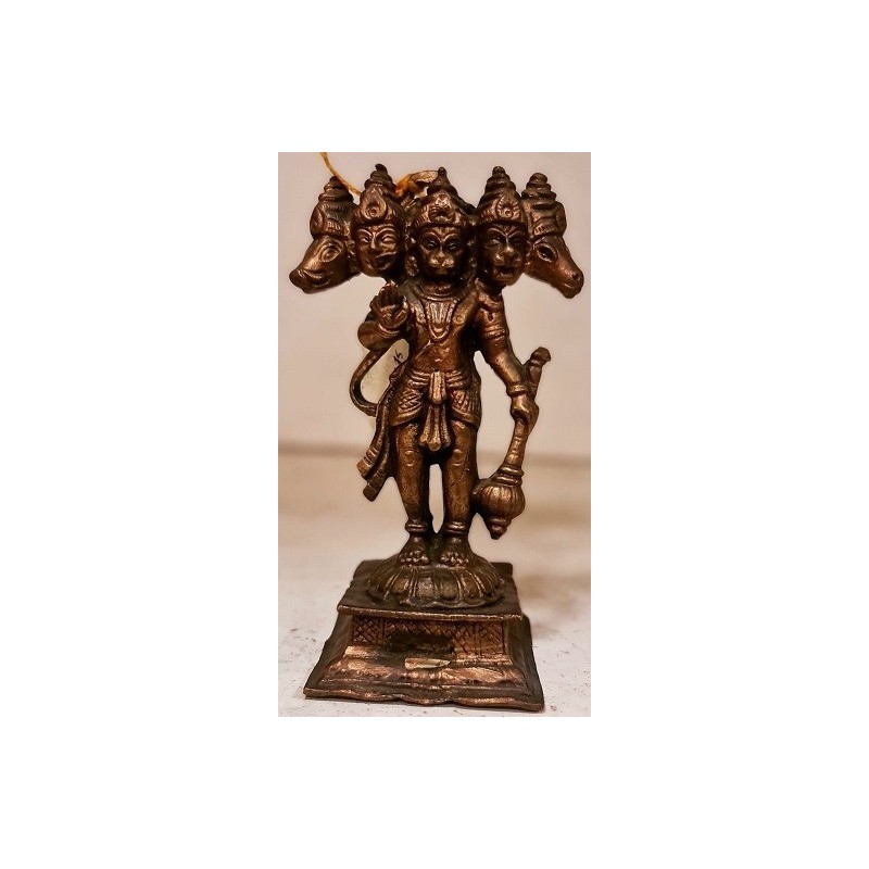 Panchamuki Veera Anjaneya Copper Statue