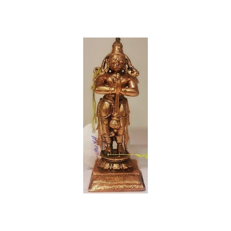 Rama Bhakta Anjaneya Copper Statue