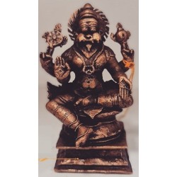 Urga Narashima Swamy Copper Statue