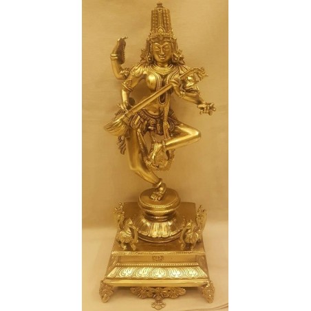 Bronze Statue of Natya Saraswati