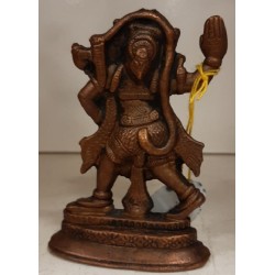 Veera Anjaneya Copper Statue-Back