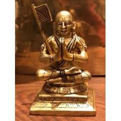 4 Inches Sree Ramanujacharya Brass Statue