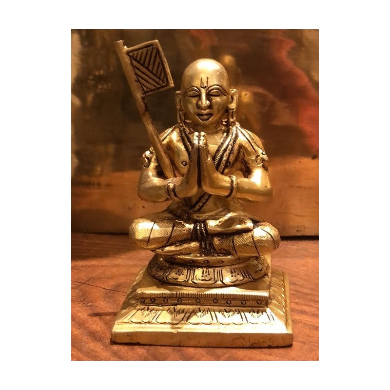 4 Inches Sree Ramanujacharya Brass Statue