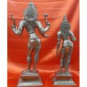 Fine Finish Standing Shiva Parvathi Bronze Statue