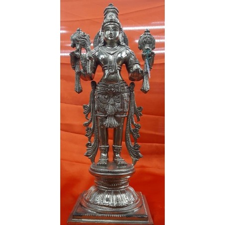 Lord Dhanvantri bronze (Panchaloha) statue