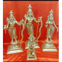 Fine Brass Ram Darbar Statue