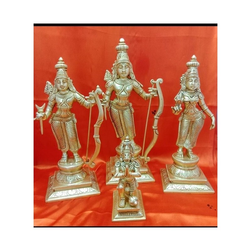 Fine Brass Ram Darbar Statue