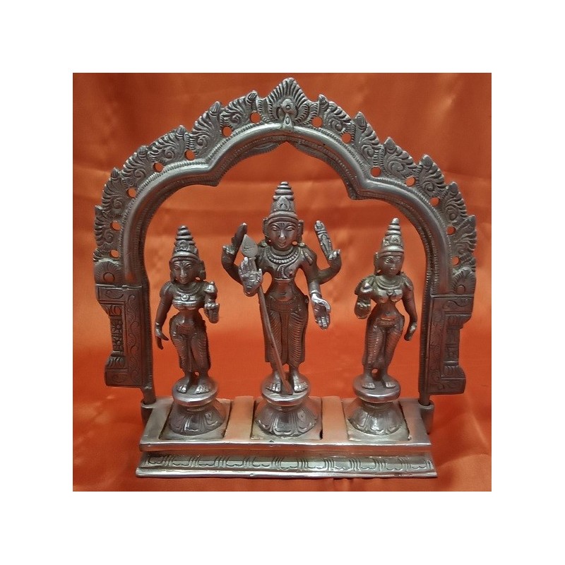 Buy Fine  finish Lord Murugan brass statue