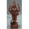 Lord Murugan (Kartikeya) copper statue