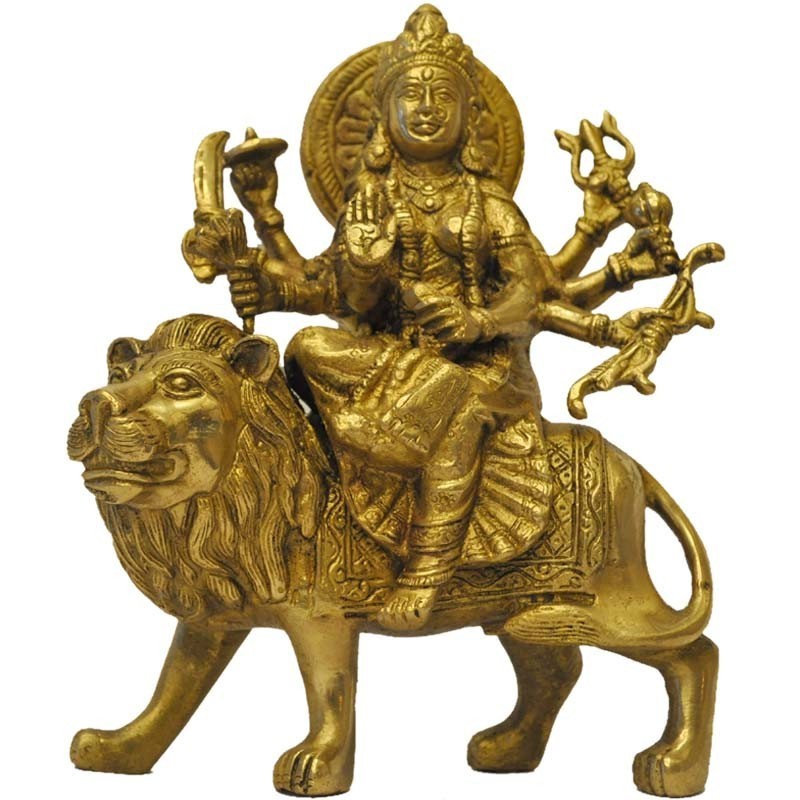 Durga / Chamundeshwari sitting in Lion