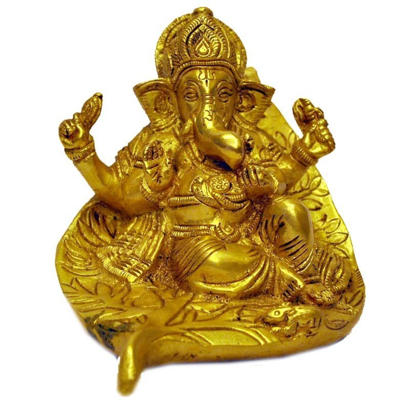 Ganesha in Leaves