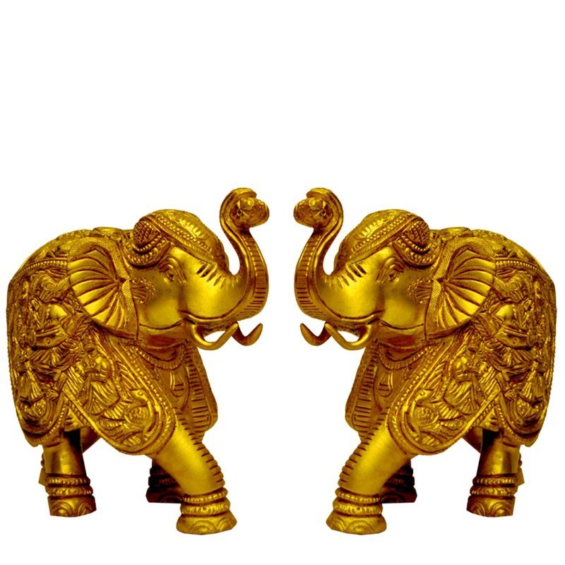 Elepahants with Ganesha Motiff