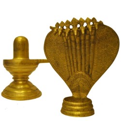 Shivlinga with 7 Hodded snake