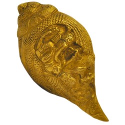 Shanka With Ganesha Engraving