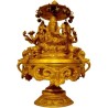 Lakshmi, Saraswathi, Ganesh - Rotating Brass 