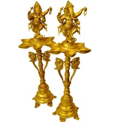 Natya Ganesh Deep - 2 Pieces