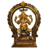 Ganesh With Prabhavali - Three Tone