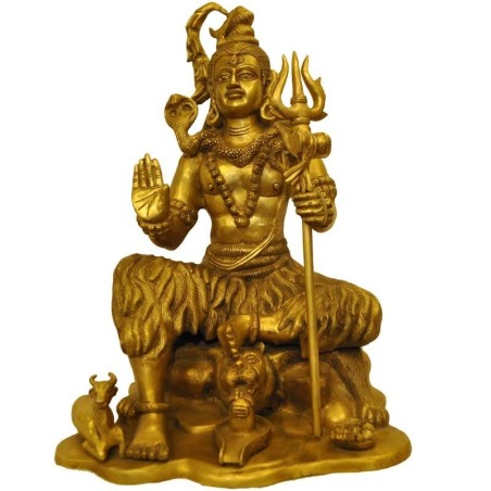 Shiva Brass Statue