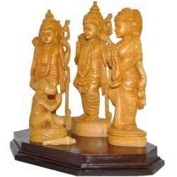 Rama Dharbar Wood Statue