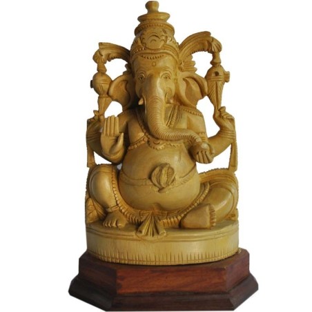 Balmuri Ganesha Wooden Statue