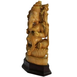 Lord Ganesha Wooden Statue